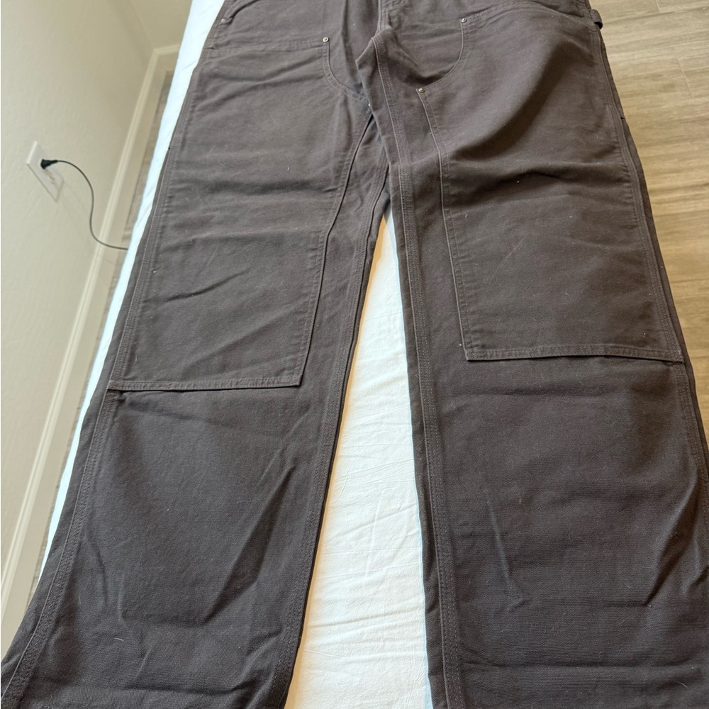 Carhartt Dark Brown Cargo Work Pants